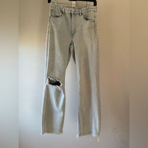 H&M Light Blue Straight Leg Women's Jeans